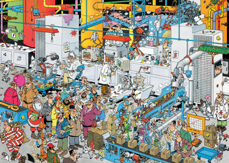 Puzzel 500 st. JvH Snoepfabriek