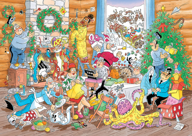 Puzzel 500 st. JvH Kerstkriebels