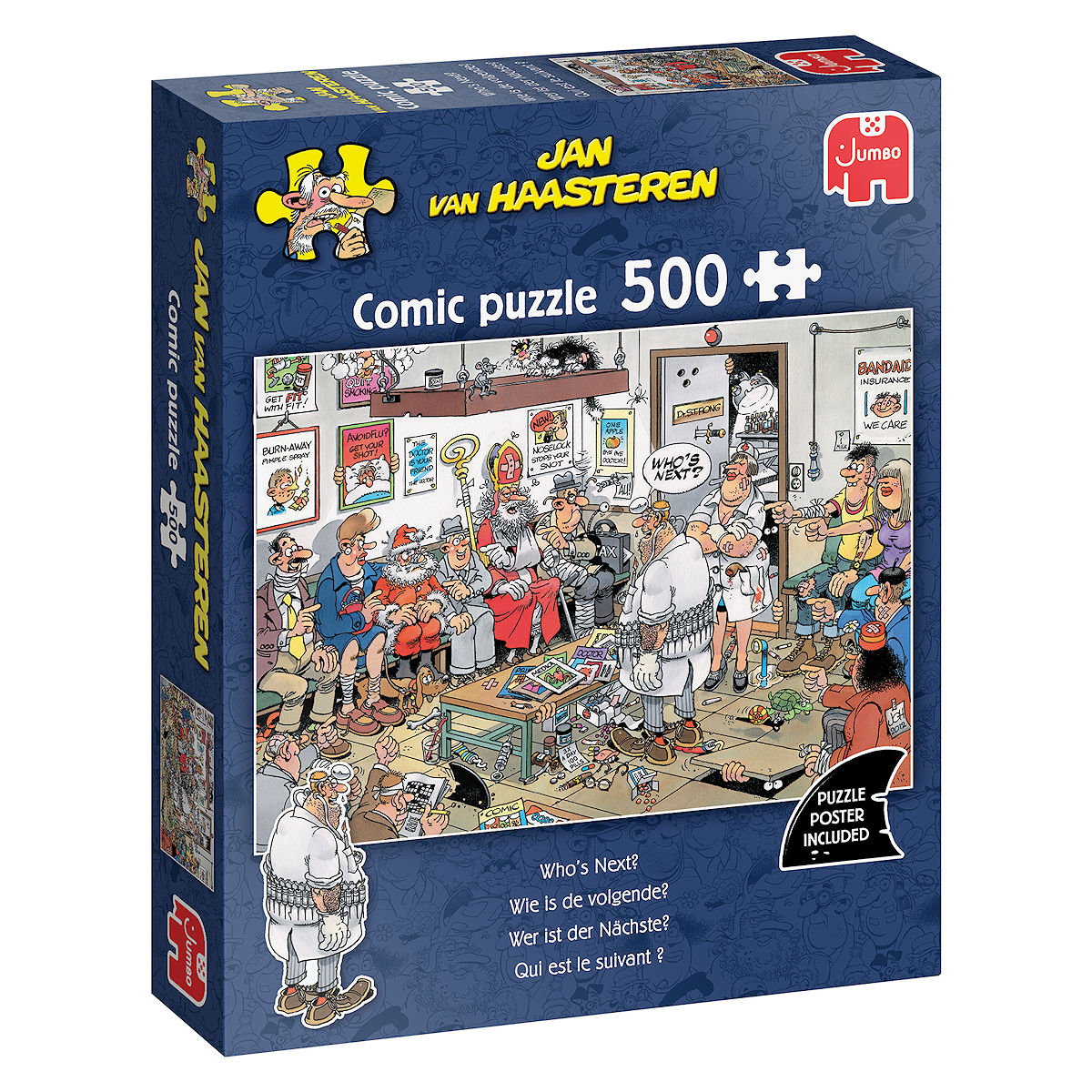 Puzzel 500 st. JvH - Wie is de Volgende?