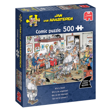 Puzzel 500 st. JvH - Wie is de Volgende?