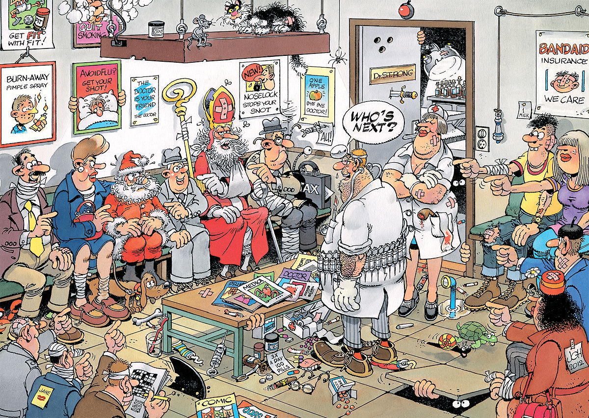 Puzzel 500 st. JvH - Wie is de Volgende?