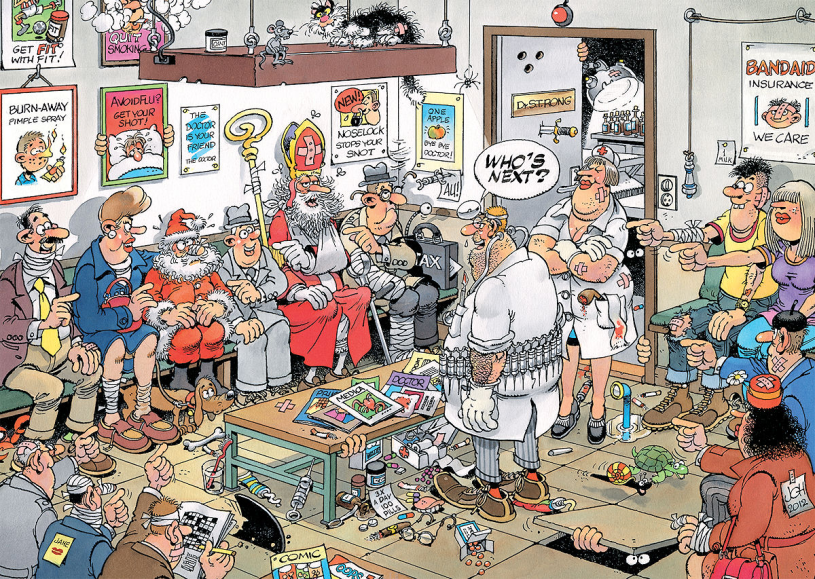 Puzzel 500 st. JvH - Wie is de Volgende?