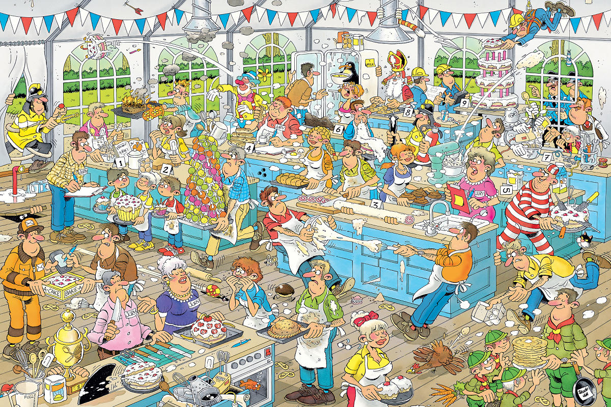 Puzzel 1500 stukjes JvH Taarten Toernooi