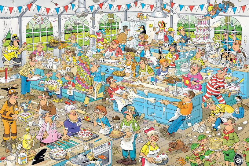 Puzzel 1500 stukjes JvH Taarten Toernooi