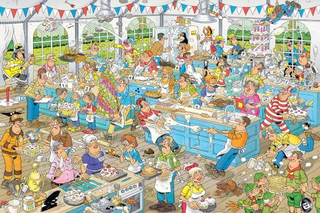 Puzzel 1500 stukjes JvH Taarten Toernooi