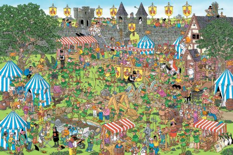 Puzzel 1500 st. JvH - Robin Hood Festival