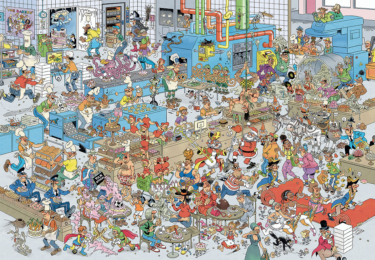 Puzzel 2000 st. JvH - De Bakkerij