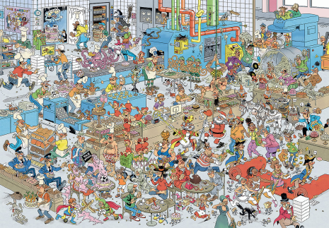 Puzzel 2000 st. JvH - De Bakkerij