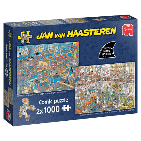 Puzzel 2x1000 st. JvH De Bouwmarkt & De Verbouwing