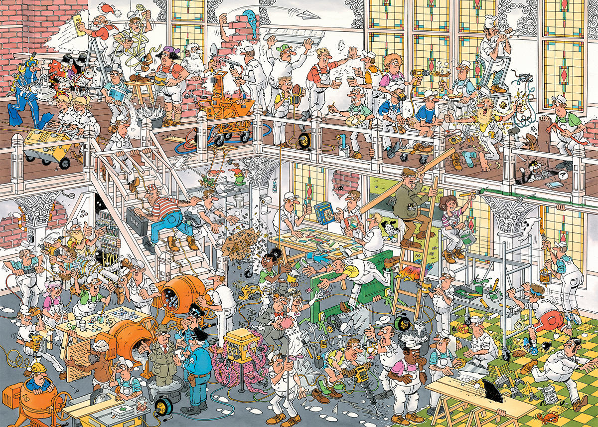 Puzzel 2x1000 st. JvH De Bouwmarkt & De Verbouwing