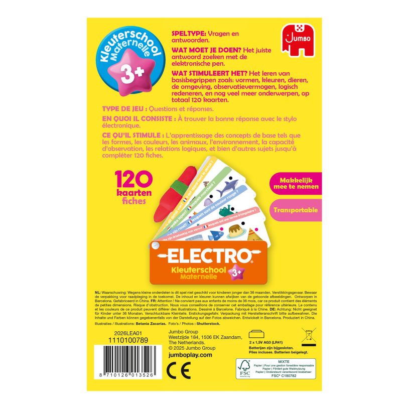 Electro Fan On The Go Kleuterschool 3+