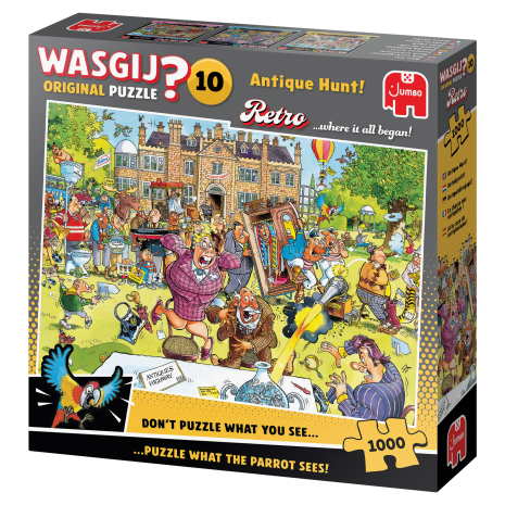 Puzzel 1000 st. Wasgij Retro Original 10 - Antiekjacht!