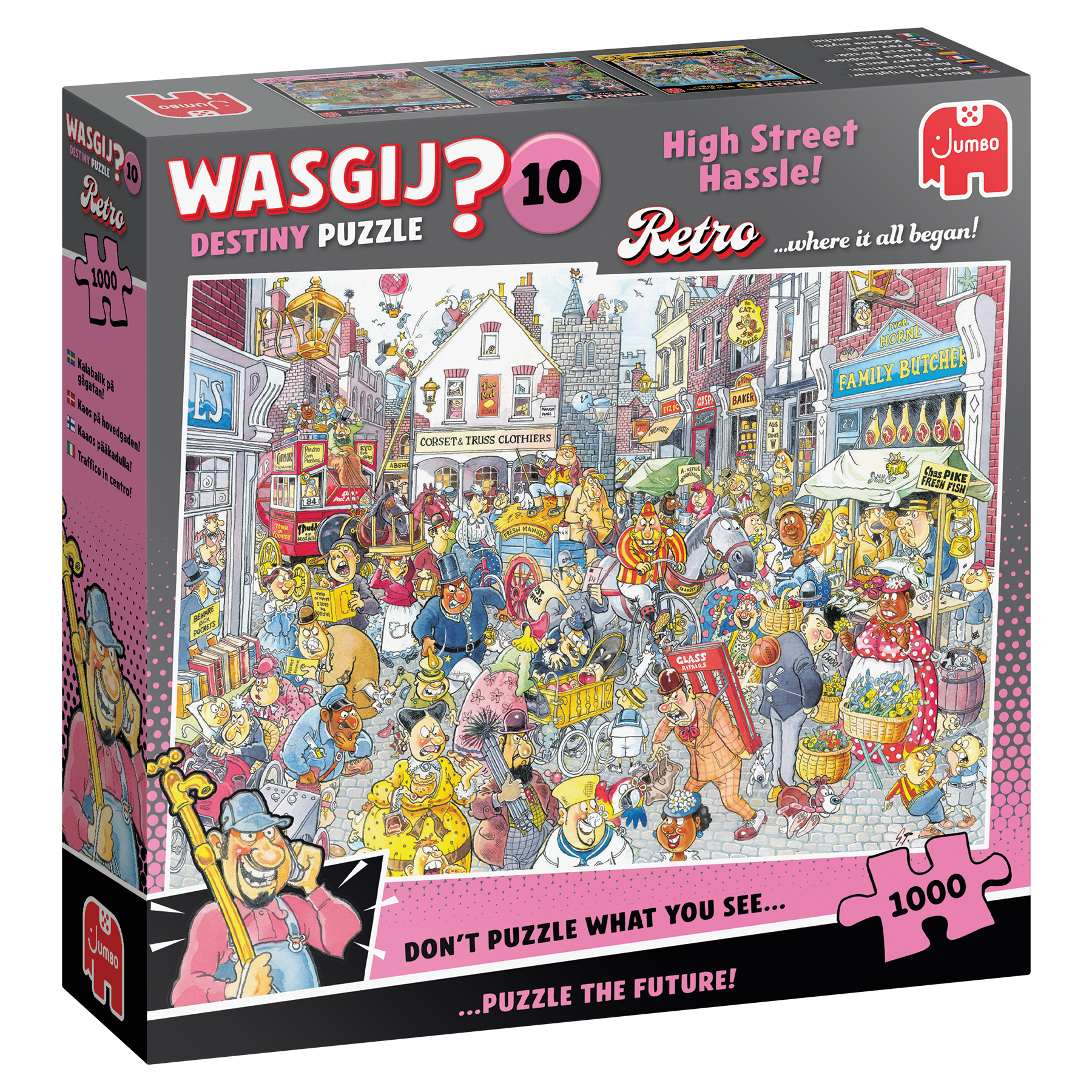 Puzzel 1000 st. Wasgij Destiny 10 - Chaos In De Winkelstraat
