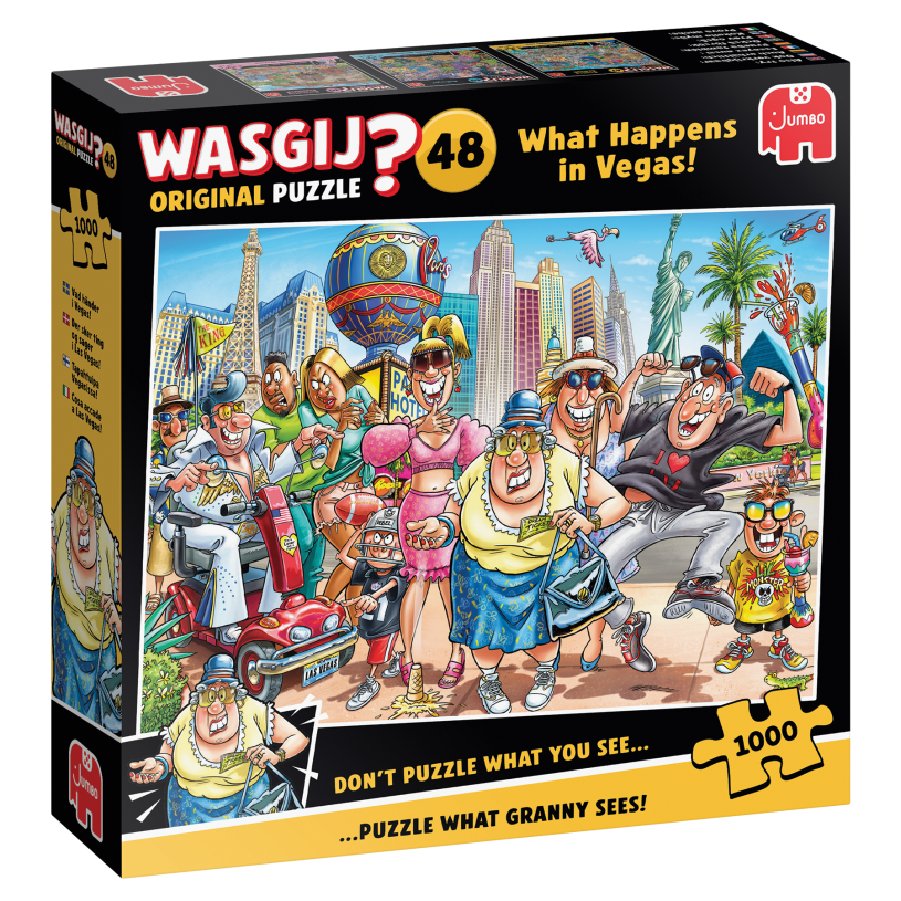 Puzzel 1000 st. Wasgij Original 48 - What Happens in Vegas!