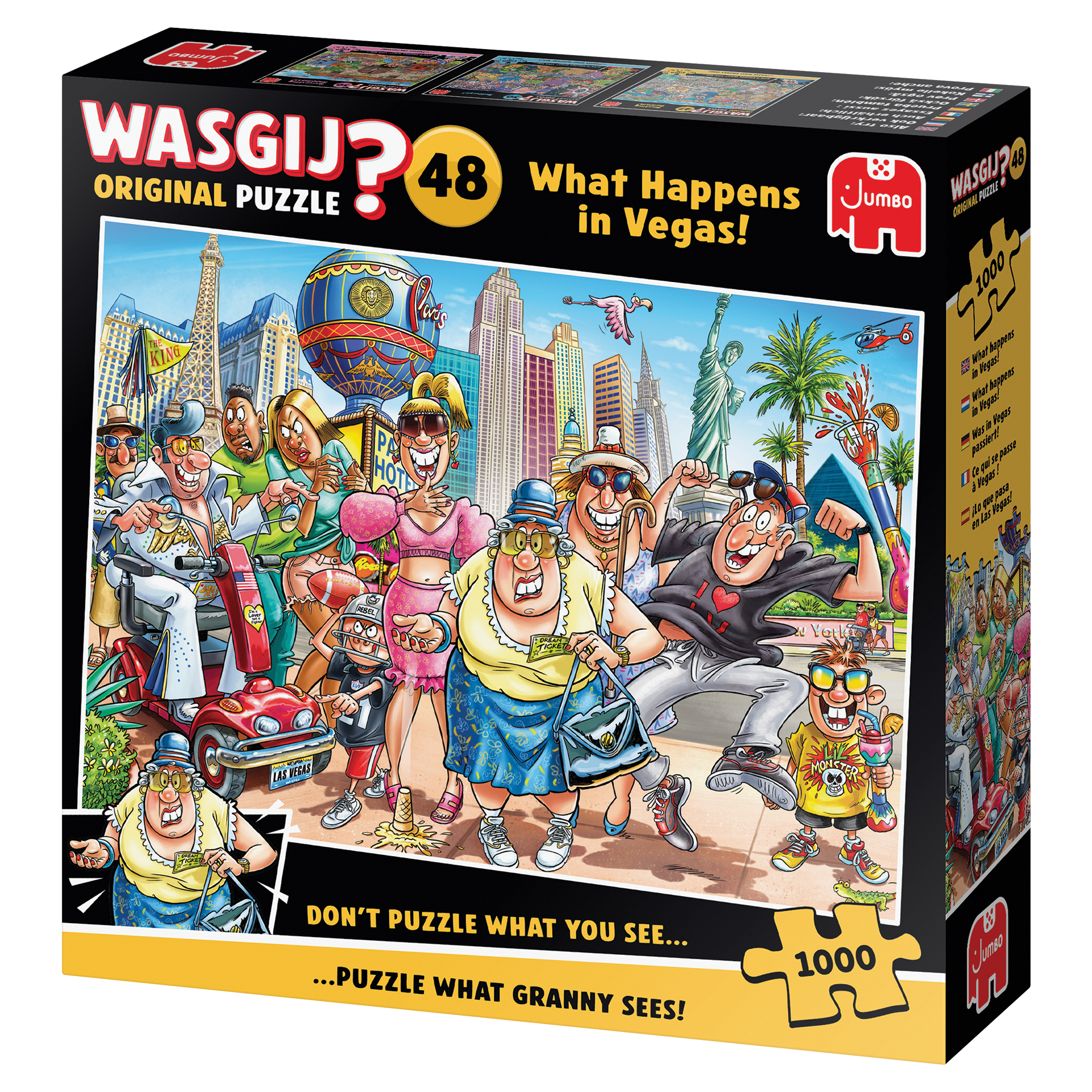 Puzzel 1000 st. Wasgij Original 48 - What Happens in Vegas!