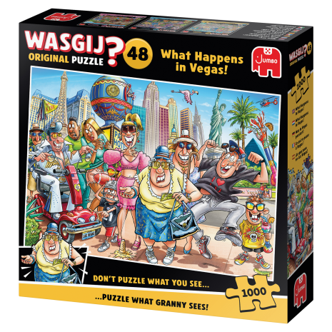 Puzzel 1000 st. Wasgij Original 48 - What Happens in Vegas!