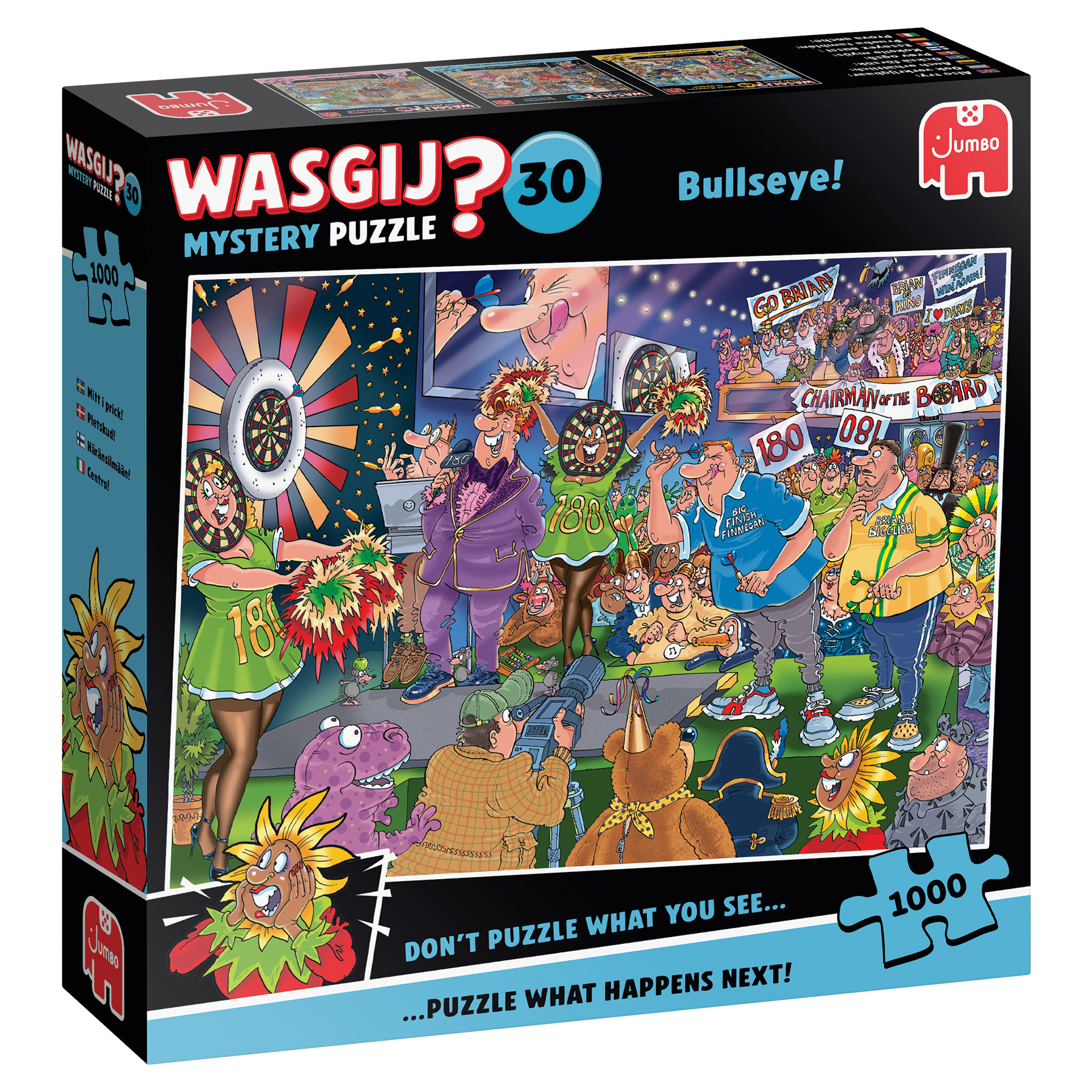 Puzzel 1000 st. Wasgij Mystery 30 - Schot in de roos!