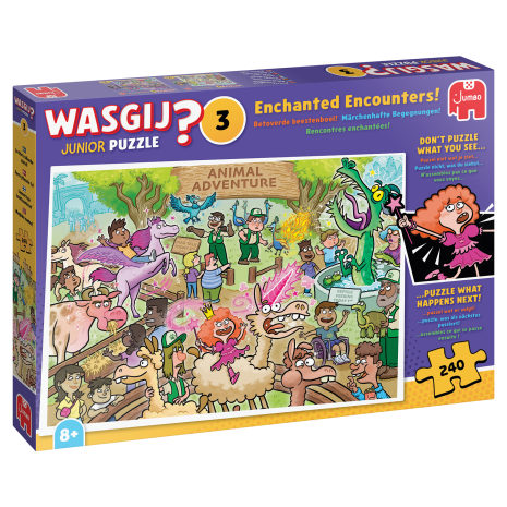 Puzzel 240 st. Wasgij Junior 3 - Betoverde beestenboel!