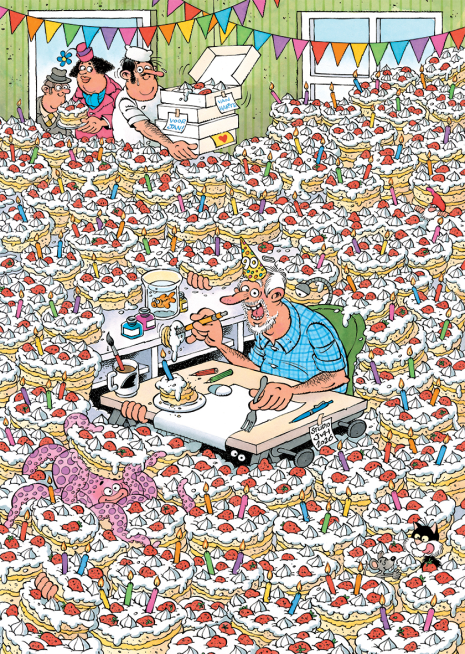 Puzzel 500 st. JvH Expert 8 - Hoera Jan 90 jaar!