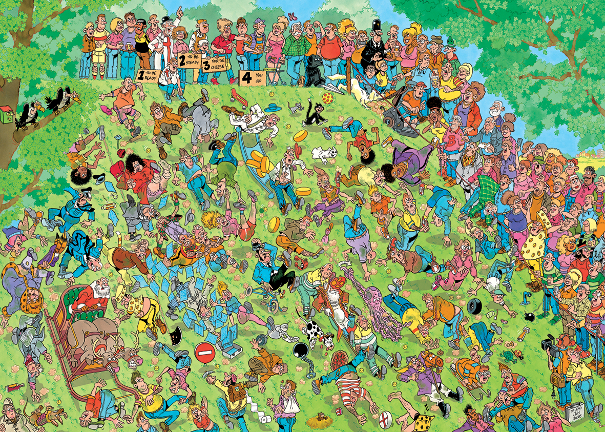 Puzzel 1000 st. JvH - Grijp je kaas!