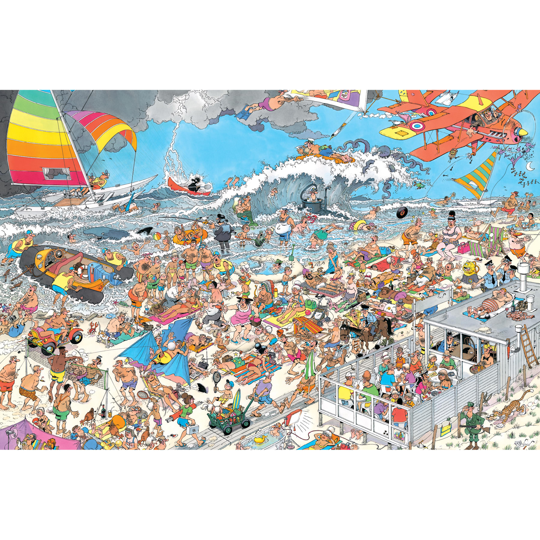 Puzzel 1500 stukjes JvH - Op het strand