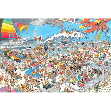 Puzzel 1500 stukjes JvH - Op het strand