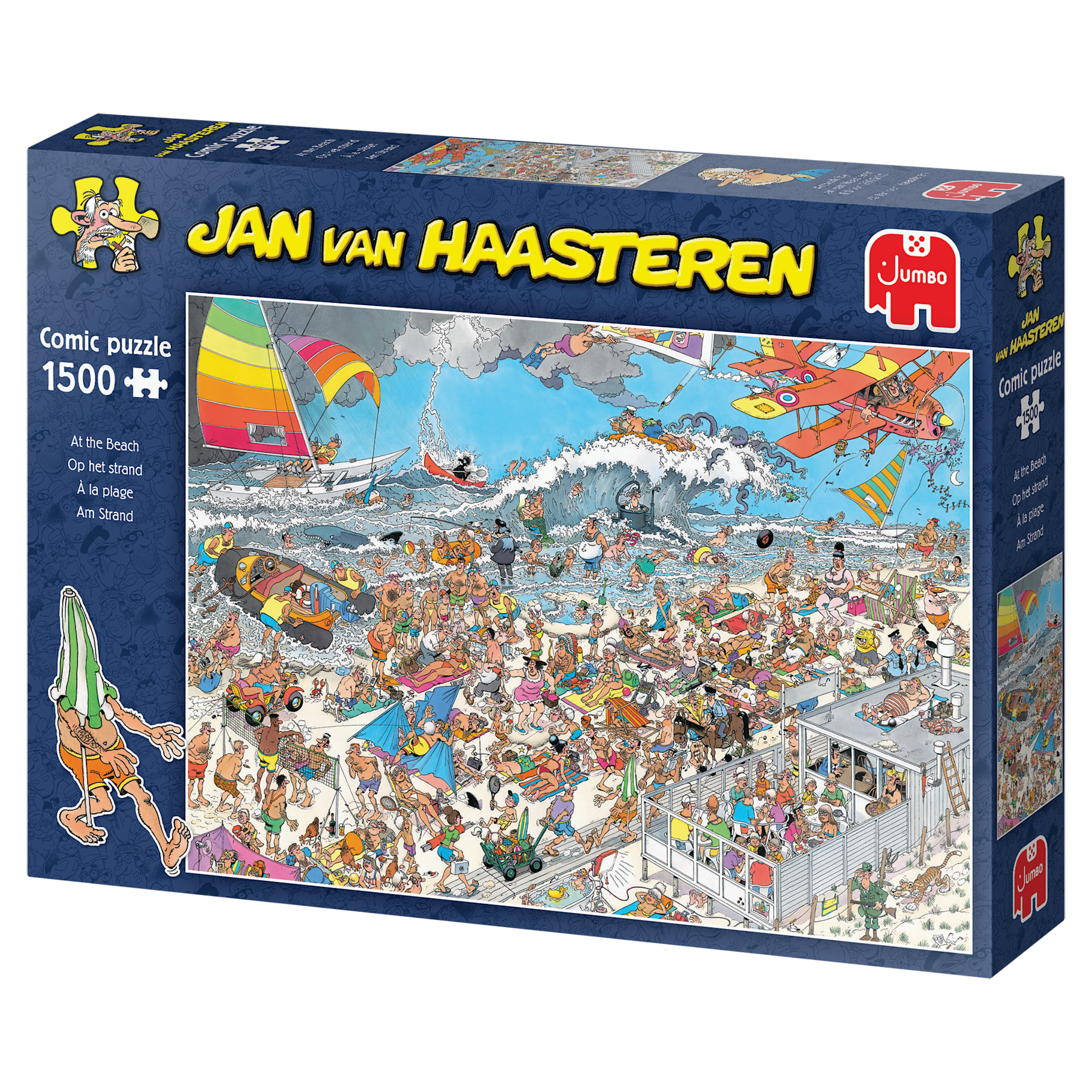 Puzzel 1500 stukjes JvH - Op het strand