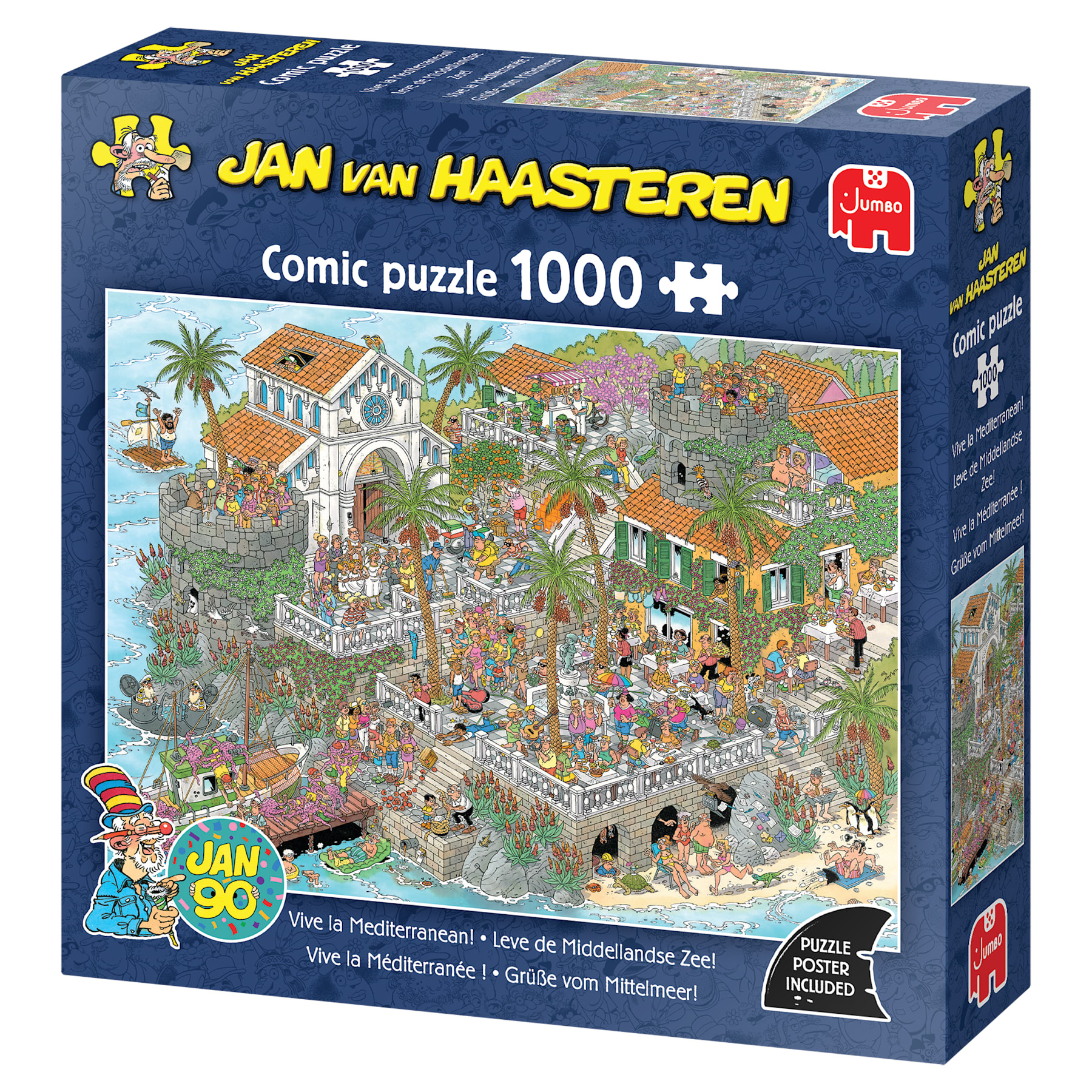 Puzzel 1000 st. JvH - Leve de Middellandse Zee!