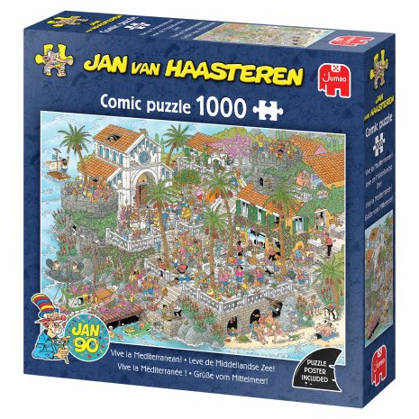 Puzzel 1000 st. JvH - Leve de Middellandse Zee!