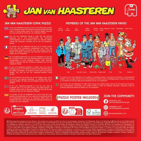 Puzzel 1000 st. JvH - Leve de Middellandse Zee!