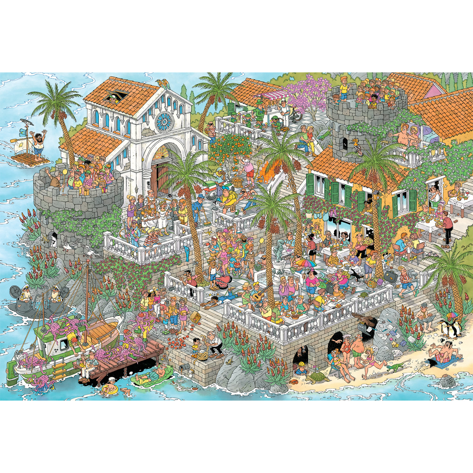 Puzzel 2000 st. JvH - Leve de Middellandse Zee!