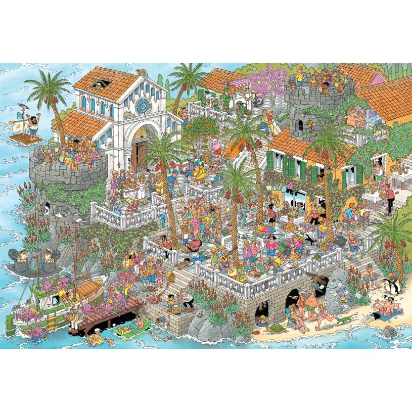 Puzzel 2000 st. JvH - Leve de Middellandse Zee!