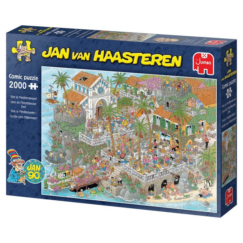 Puzzel 2000 st. JvH - Leve de Middellandse Zee!