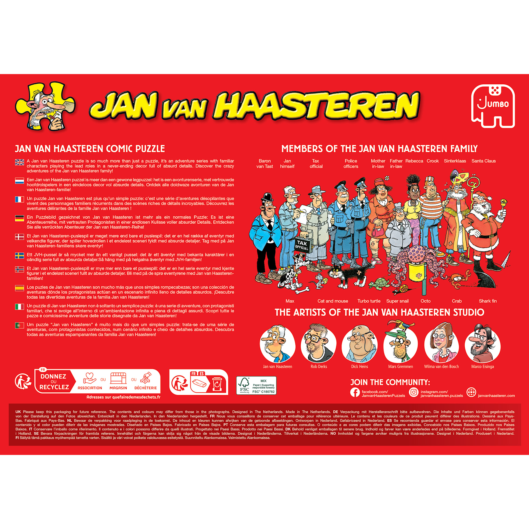 Puzzel 2000 st. JvH - Leve de Middellandse Zee!