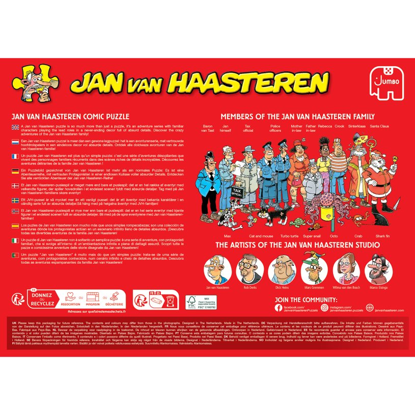 Puzzel 2000 st. JvH - Leve de Middellandse Zee!