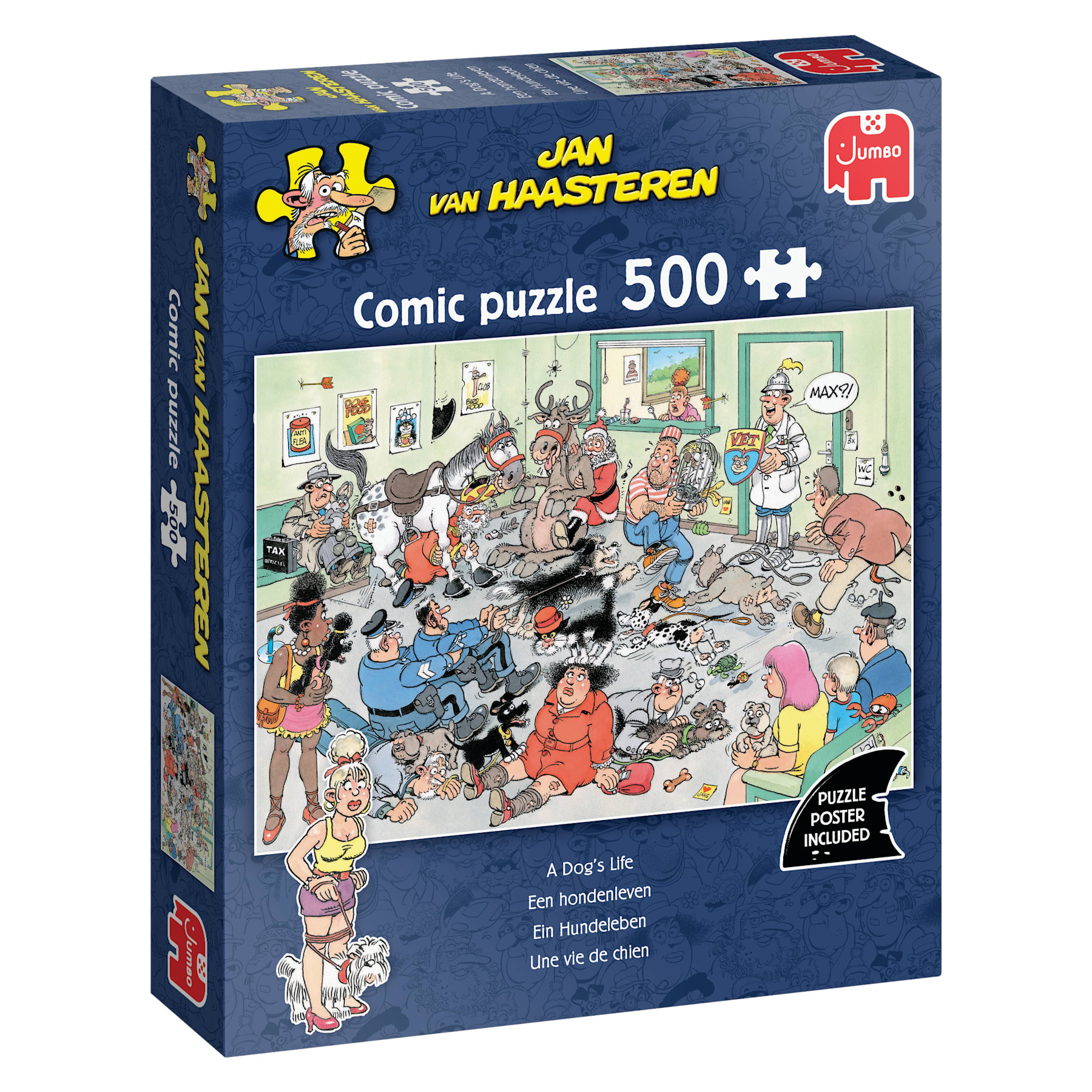 Puzzel 500 st. JvH - Een hondenleven!