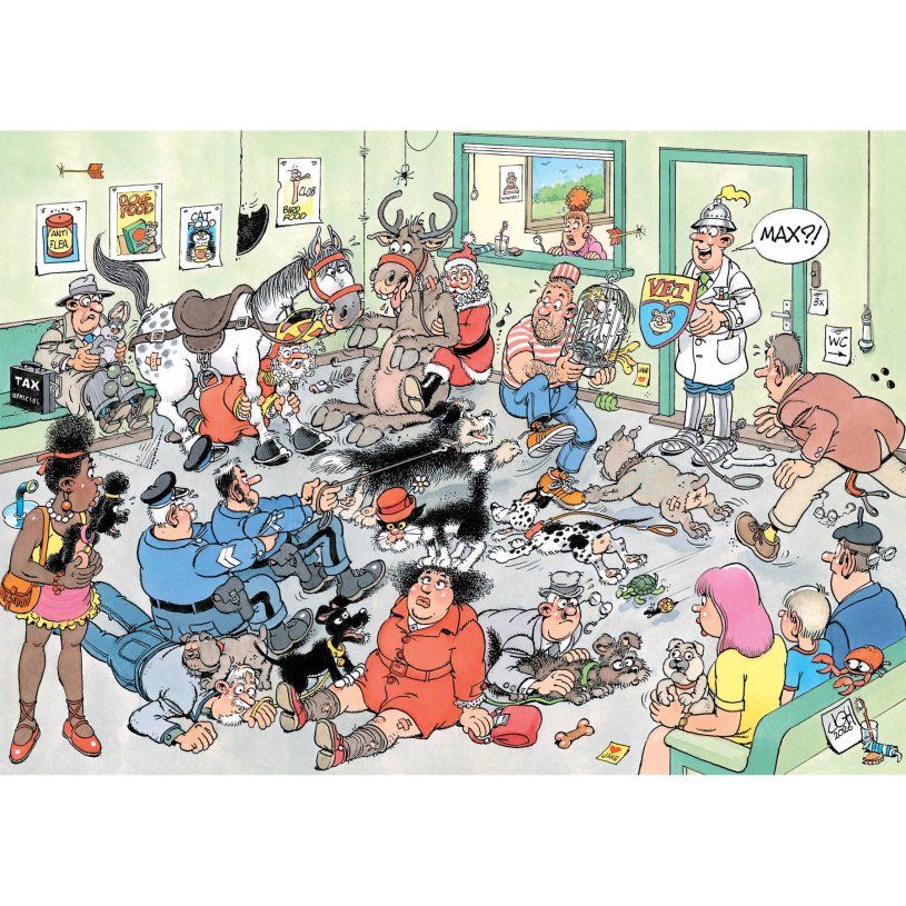Puzzel 500 st. JvH - Een hondenleven!