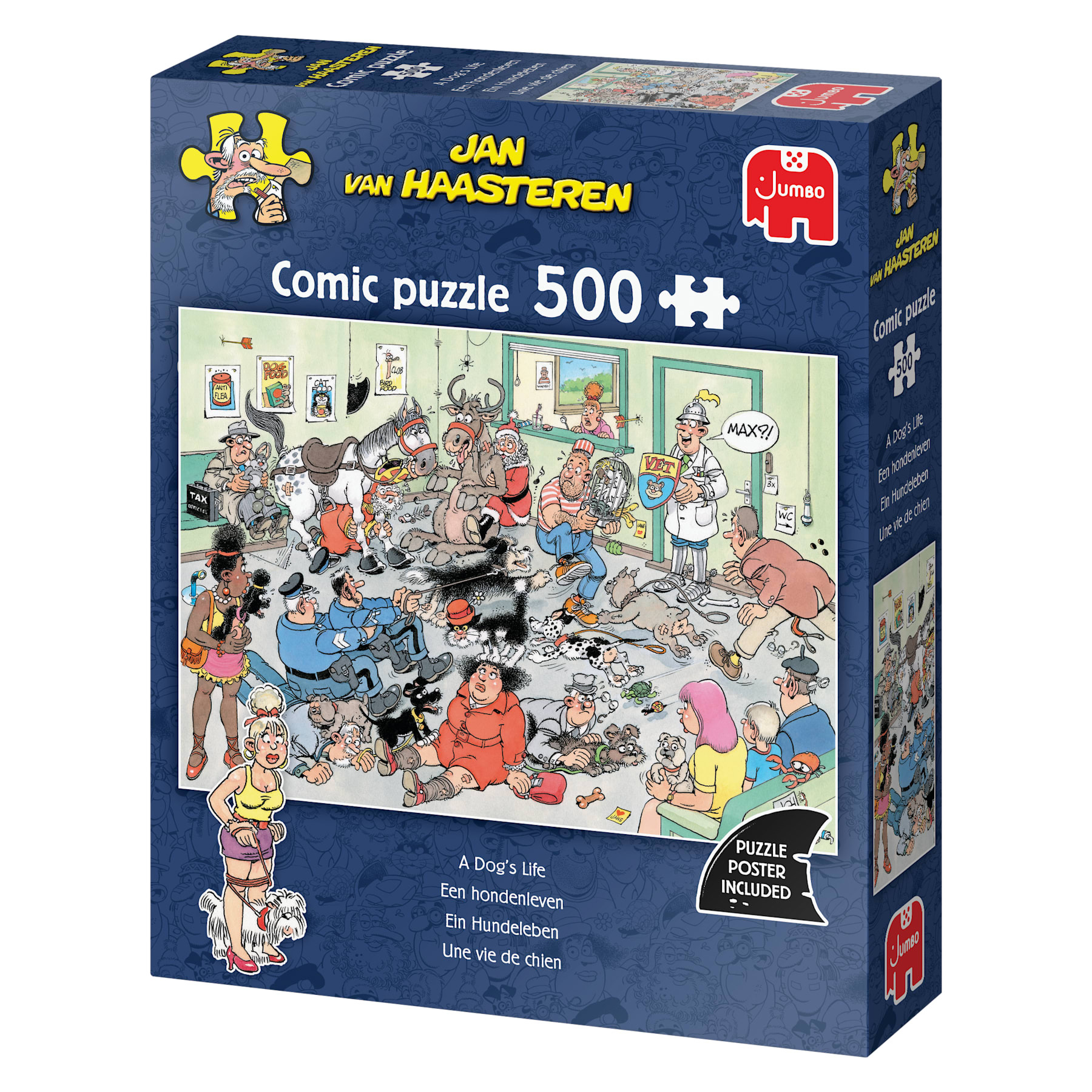 Puzzel 500 st. JvH - Een hondenleven!