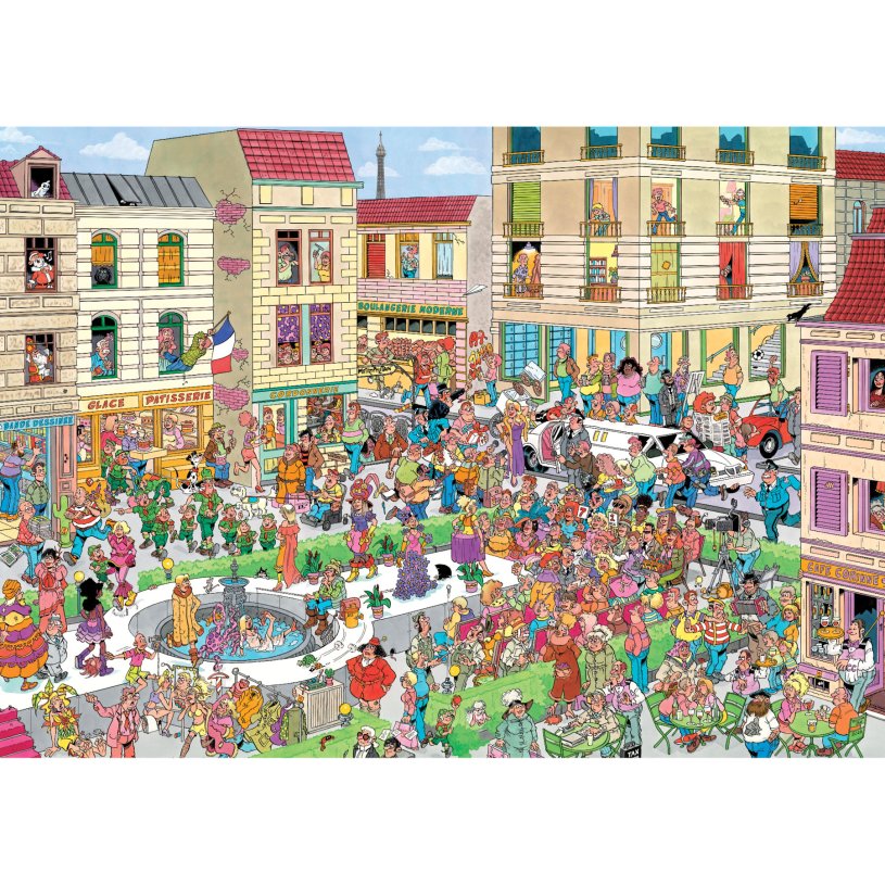 Puzzel 1000 st. JvH - Modewaanzin!