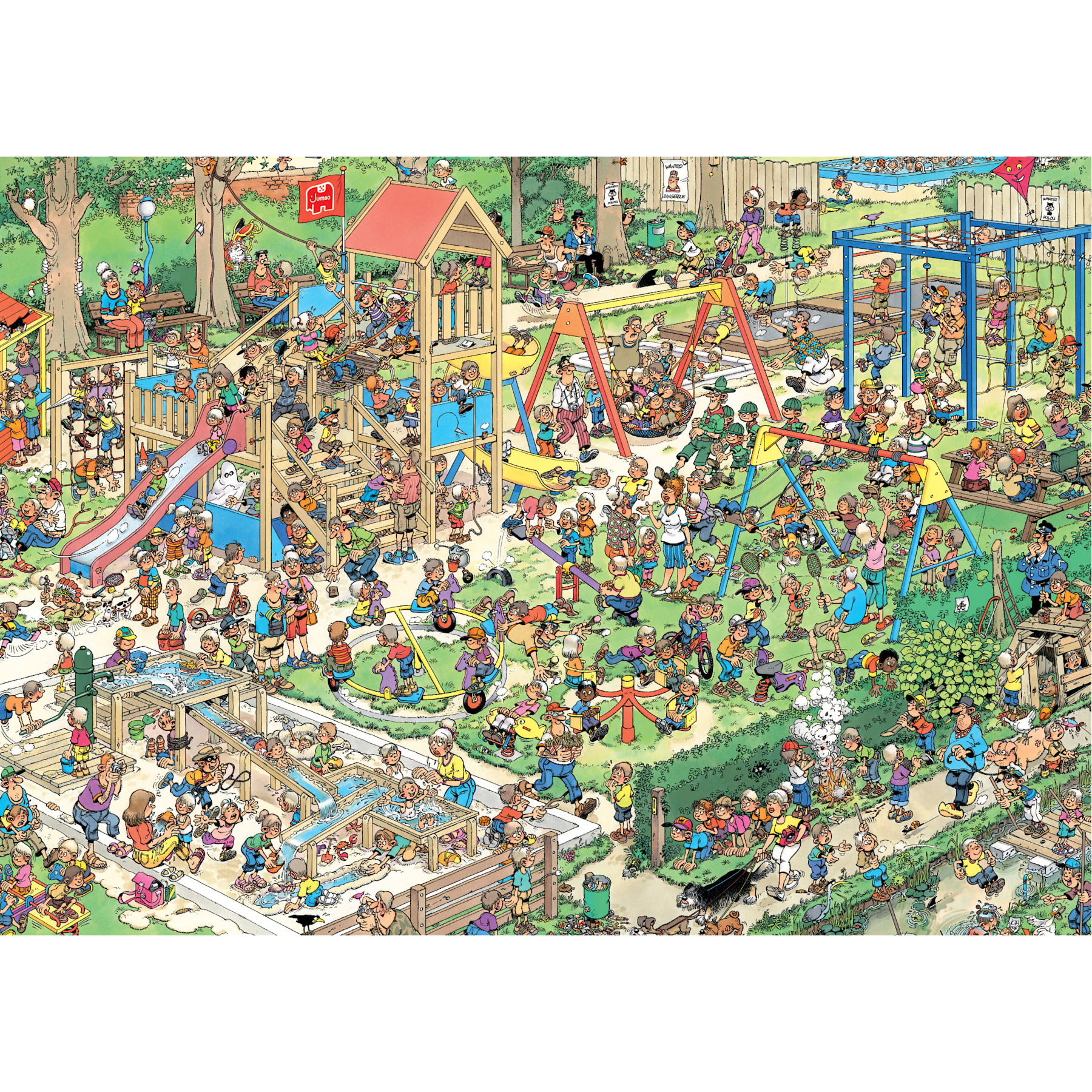 Puzzel 300 st. JvH Family - De speeltuin !