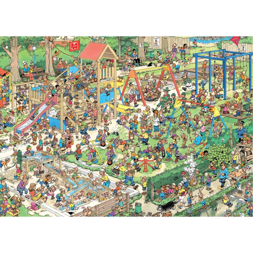 Puzzel 300 st. JvH Family - De speeltuin !