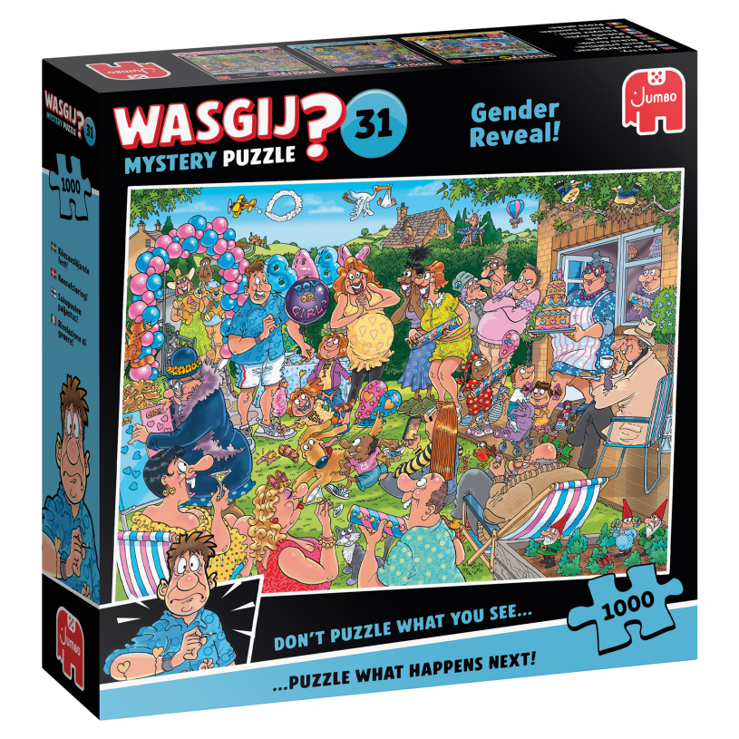 Puzzel 1000 st. Wasgij Mystery 31 - Gender Reveal!