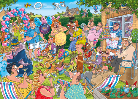 Puzzel 1000 st. Wasgij Mystery 31 - Gender Reveal!