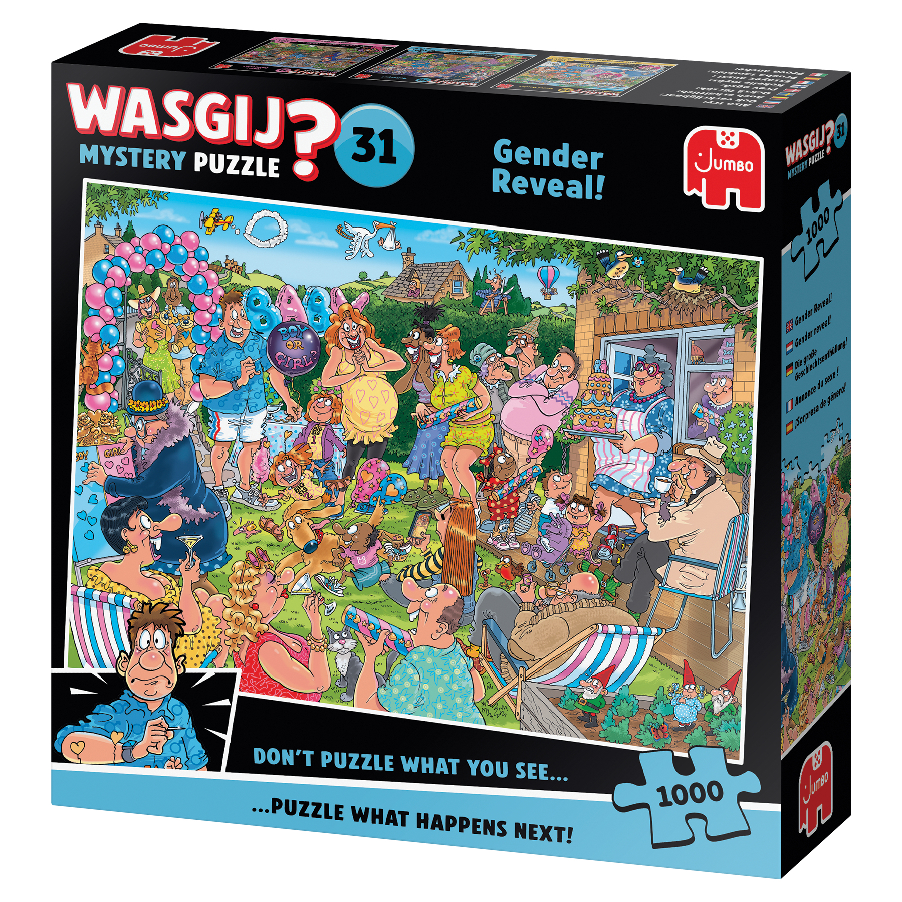 Puzzel 1000 st. Wasgij Mystery 31 - Gender Reveal!