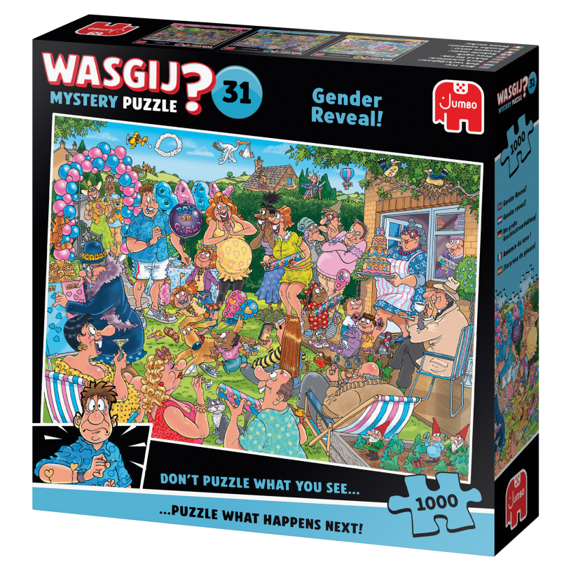 Puzzel 1000 st. Wasgij Mystery 31 - Gender Reveal!