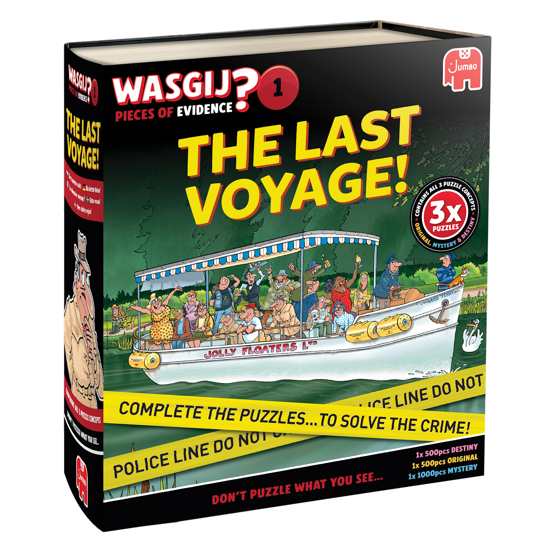 Puzzelset Wasgij Pieces of Evidence 1 - The Last Voyage!
