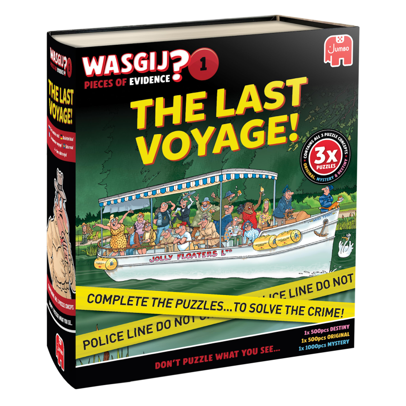 Puzzelset Wasgij Pieces of Evidence 1 - The Last Voyage!
