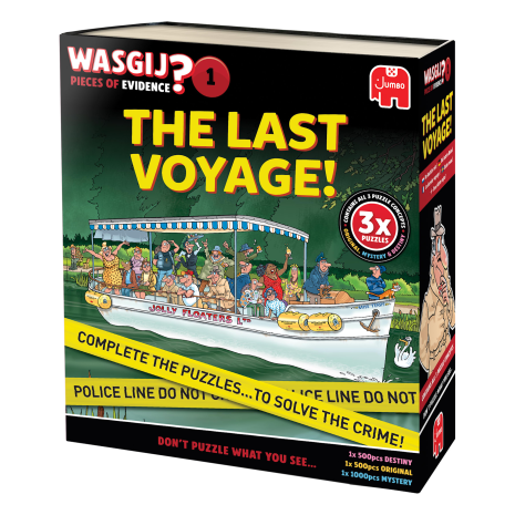 Puzzelset Wasgij Pieces of Evidence 1 - The Last Voyage!