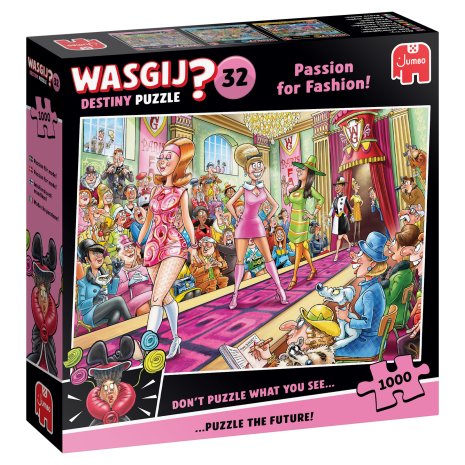 Puzzel 1000 st. WasGij Destiny 32 - Passie voor mode!