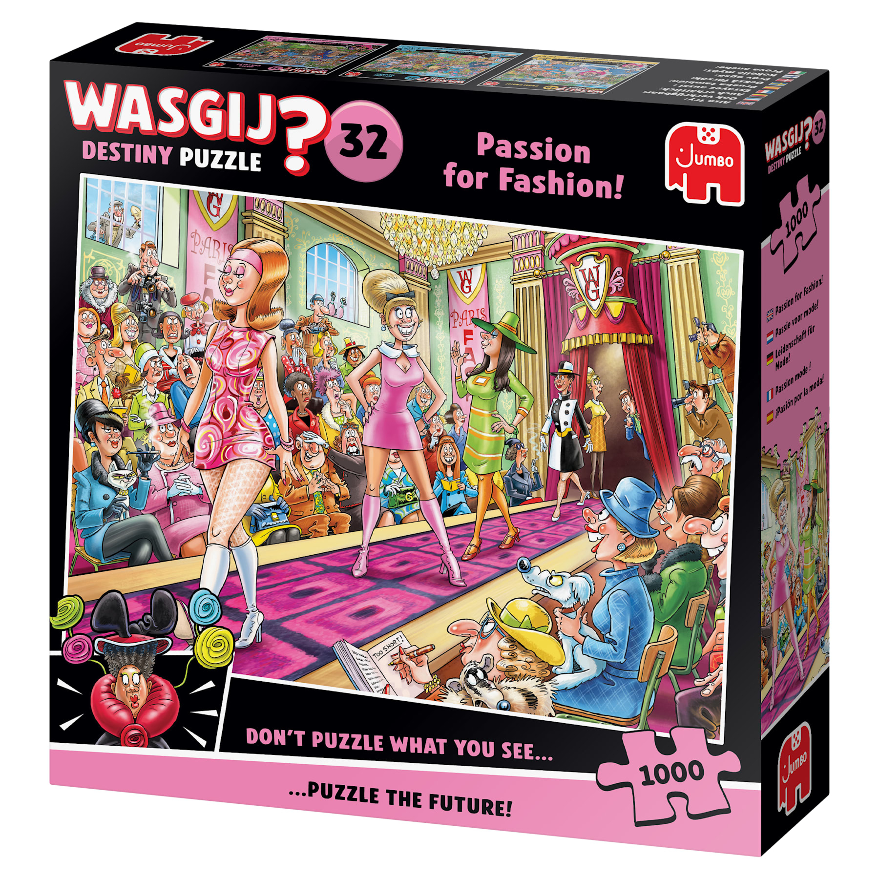 Puzzel 1000 st. WasGij Destiny 32 - Passie voor mode!